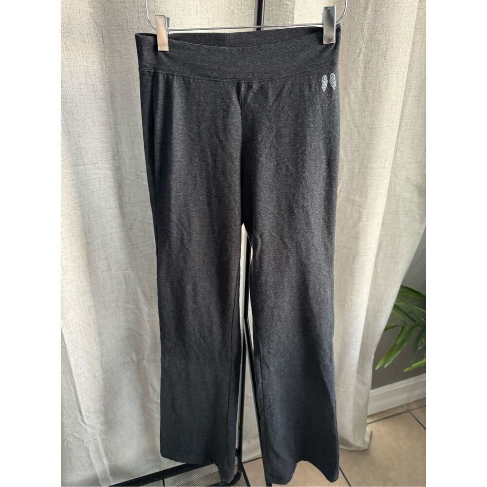 Victorias Secret Angel Y2k Low Rise Gray Wide Leg Pants‎ Vtg Medium